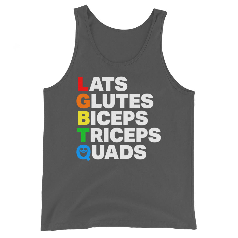 Muscle Alphabet Tank Top