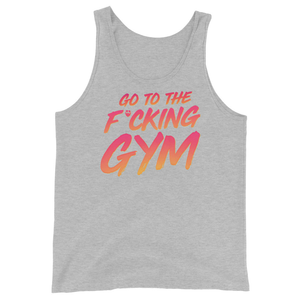 Go To The F*cking Gym Sunset Tank Top