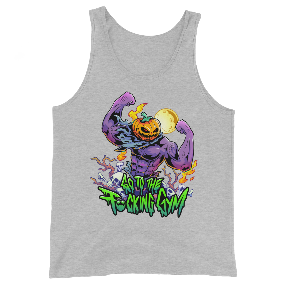 Pumpkin Head Go To The F*cking Gym Tank Top
