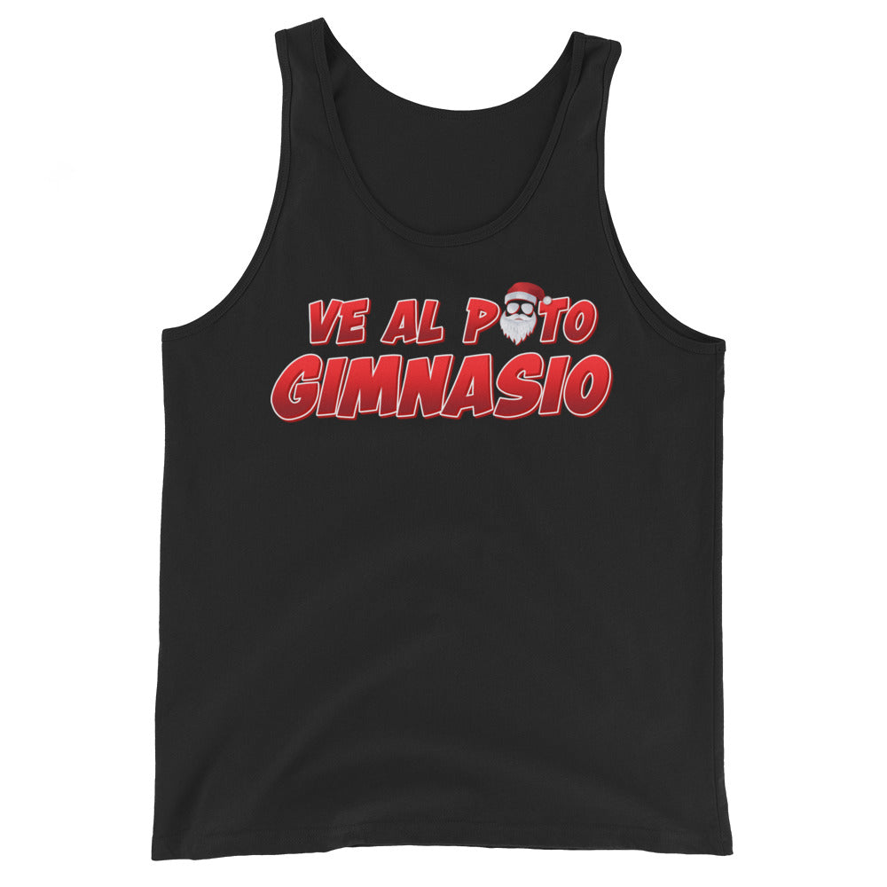 Ve Al Puto Gimnasio Papa Noel Tank Top