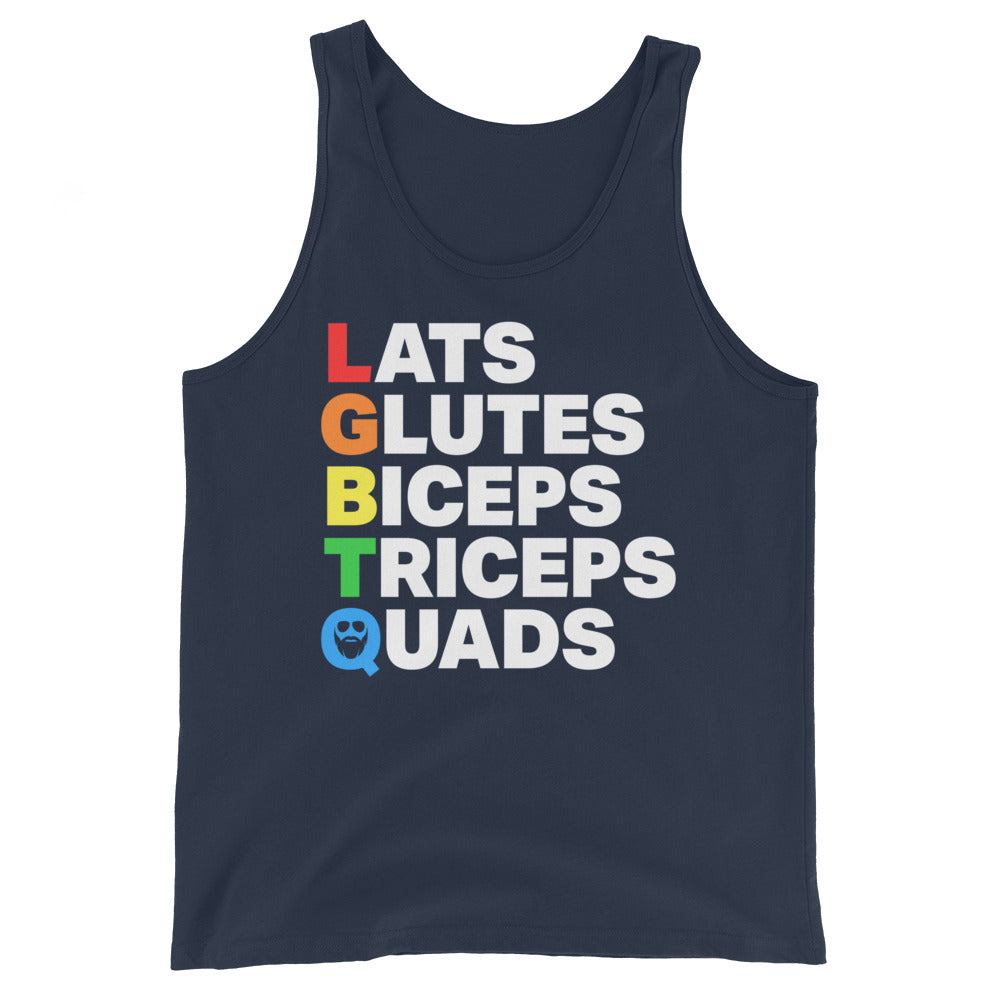 Muscle Alphabet Tank Top