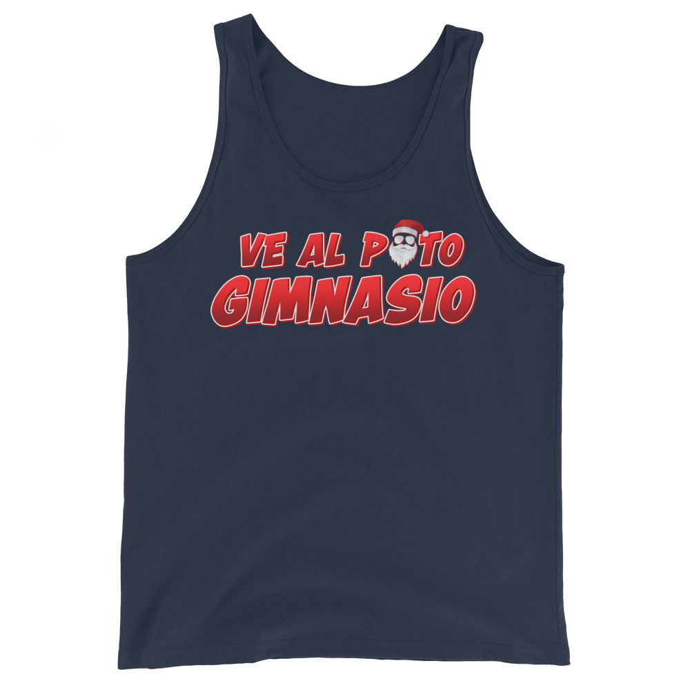 Ve Al Puto Gimnasio Papa Noel Tank Top