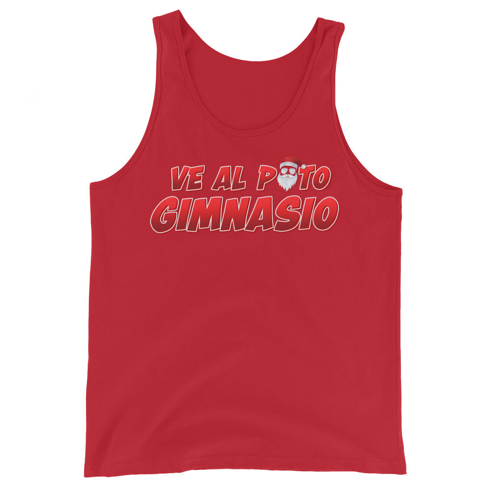 Ve Al Puto Gimnasio Papa Noel Tank Top