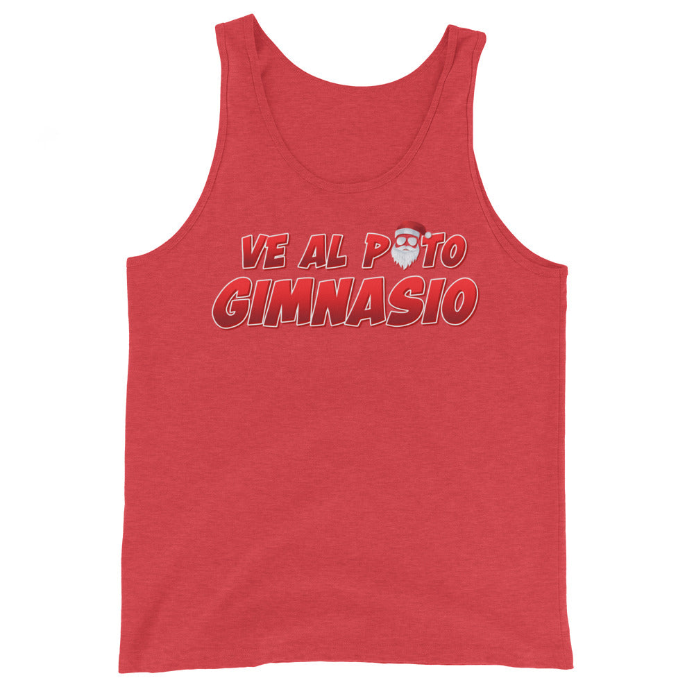 Ve Al Puto Gimnasio Papa Noel Tank Top