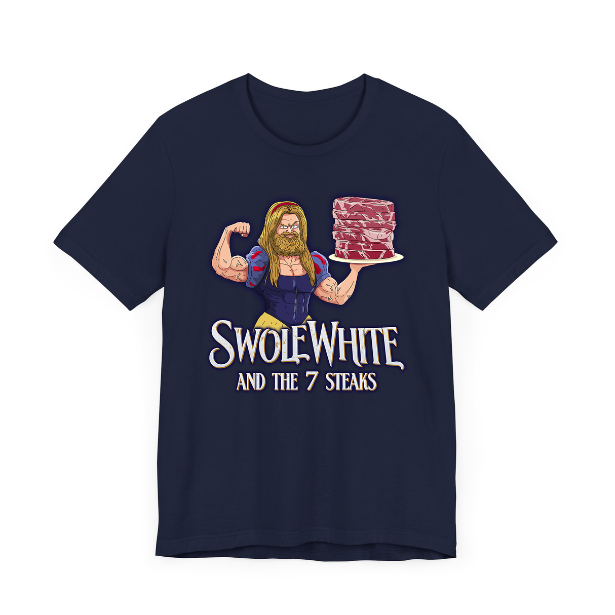 Swole White T-Shirt