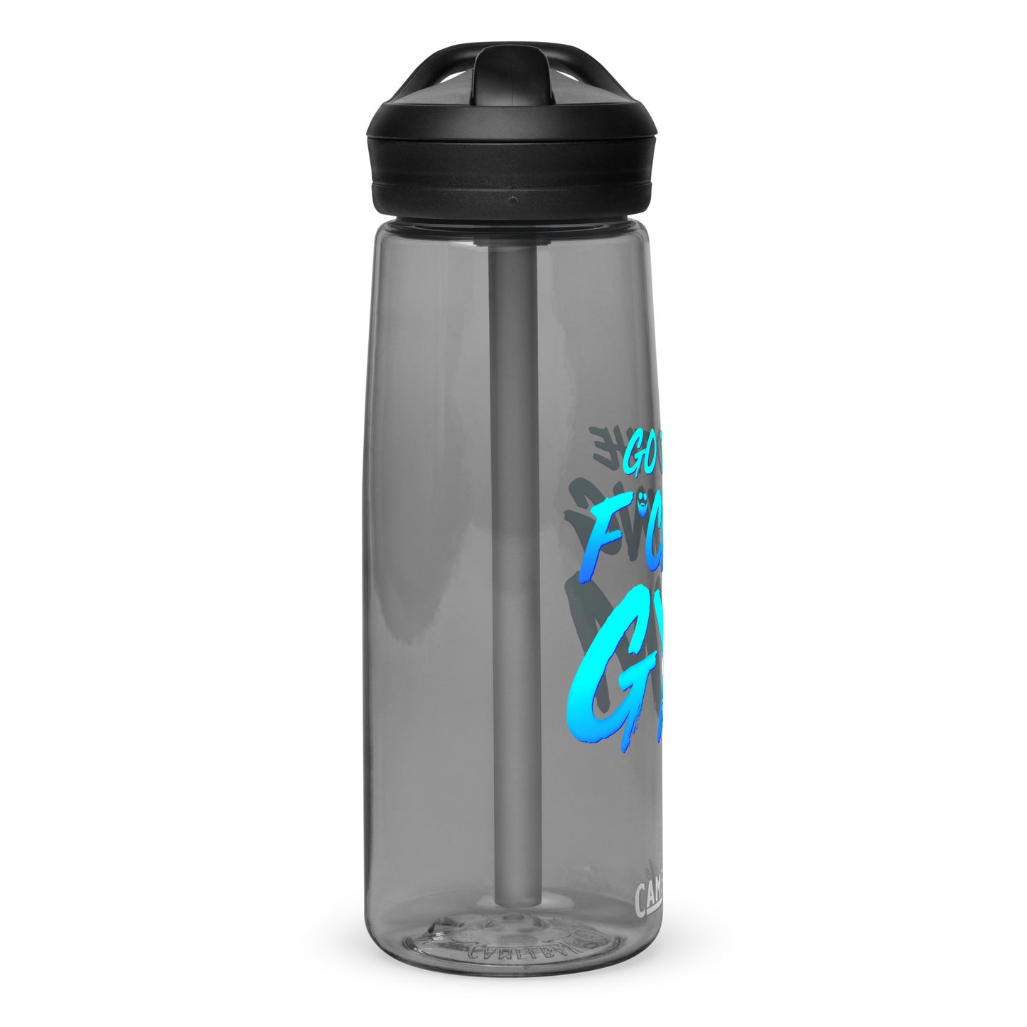 Go To The F*cking Gym Blue Water Bottle