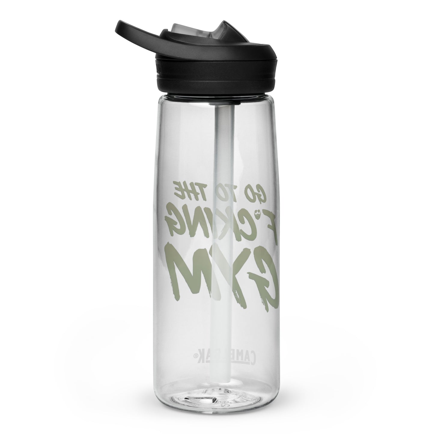 Go To The F*cking Gym Green Water Bottle