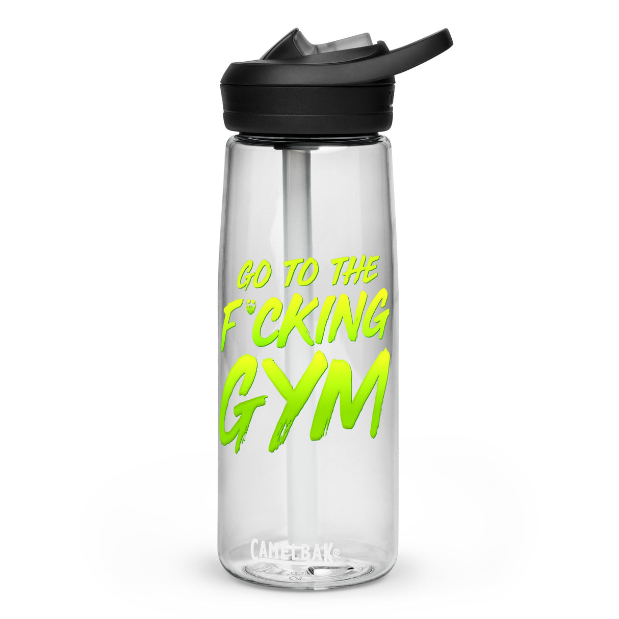 Go To The F*cking Gym Green Water Bottle