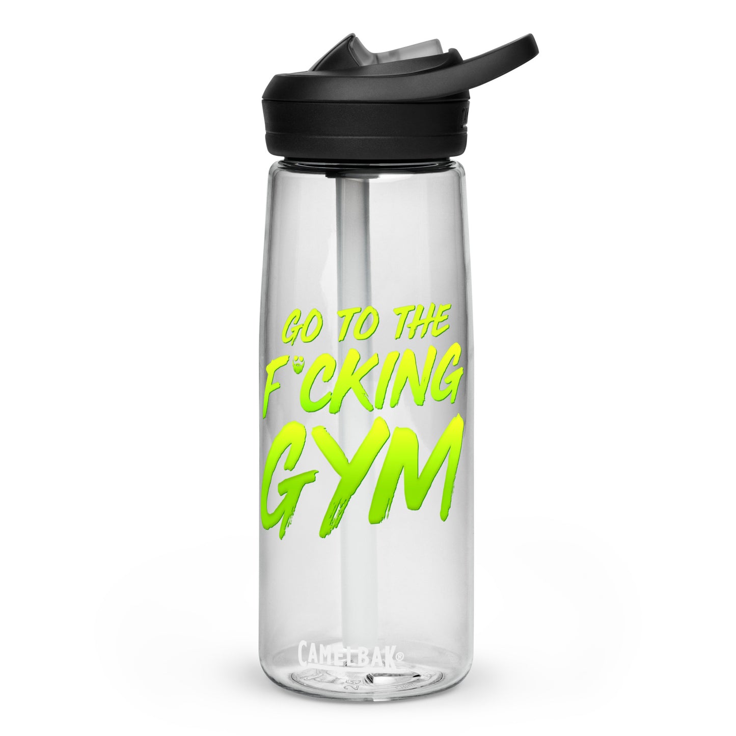 Go To The F*cking Gym Green Water Bottle