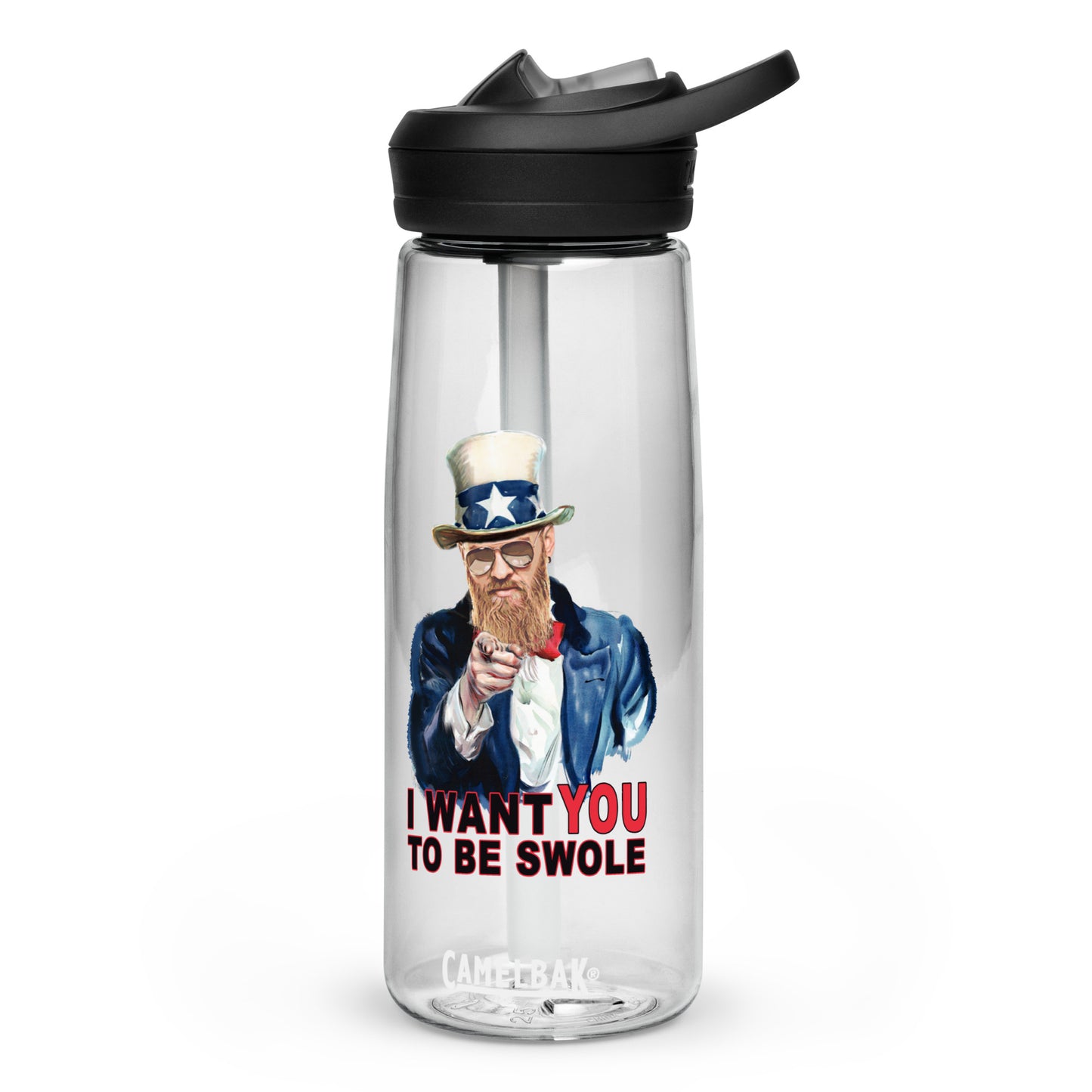 I Want You To Be Swole Water Bottle