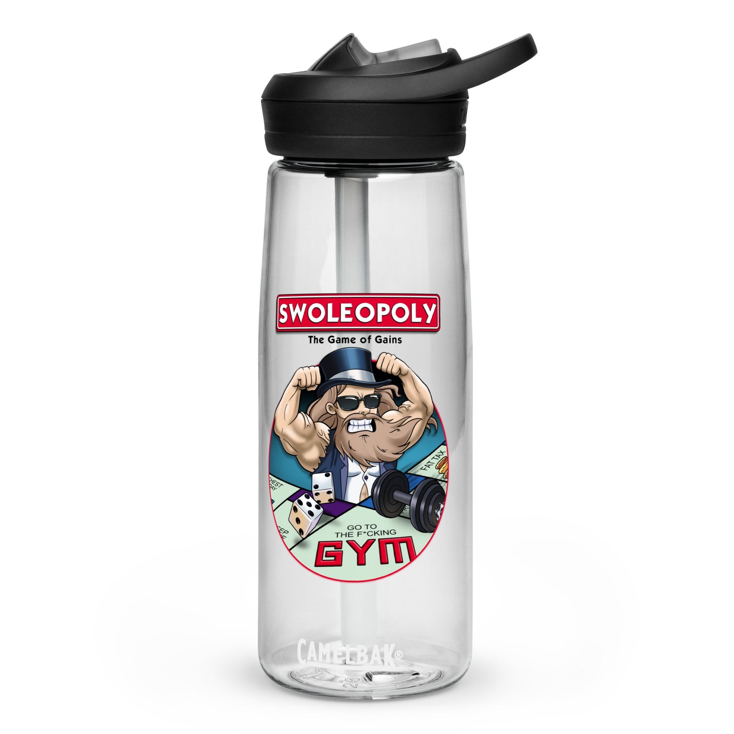 Swoleopoly Water Bottle