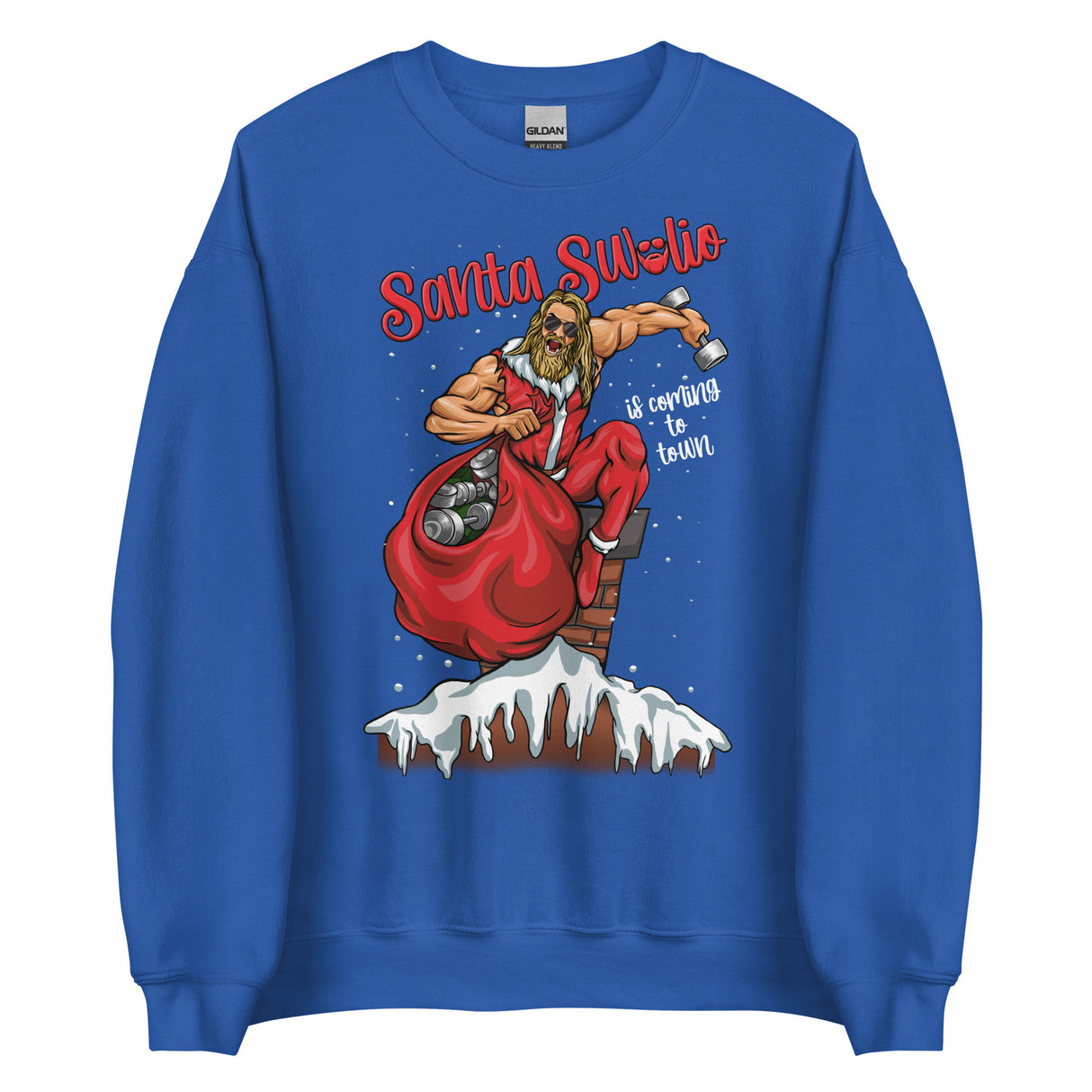 Santa Swolio Is Coming To Town Sweatshirt