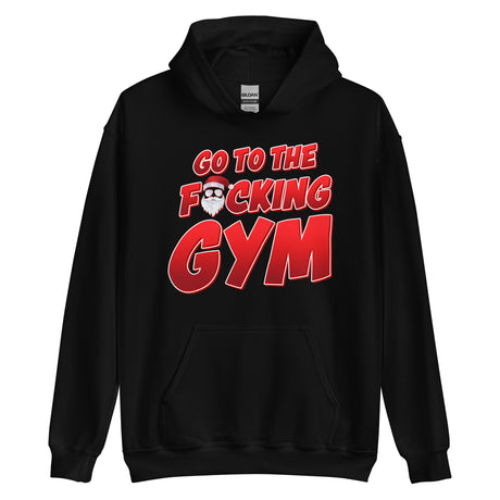 Go To The F*cking Gym Santa Hoodie