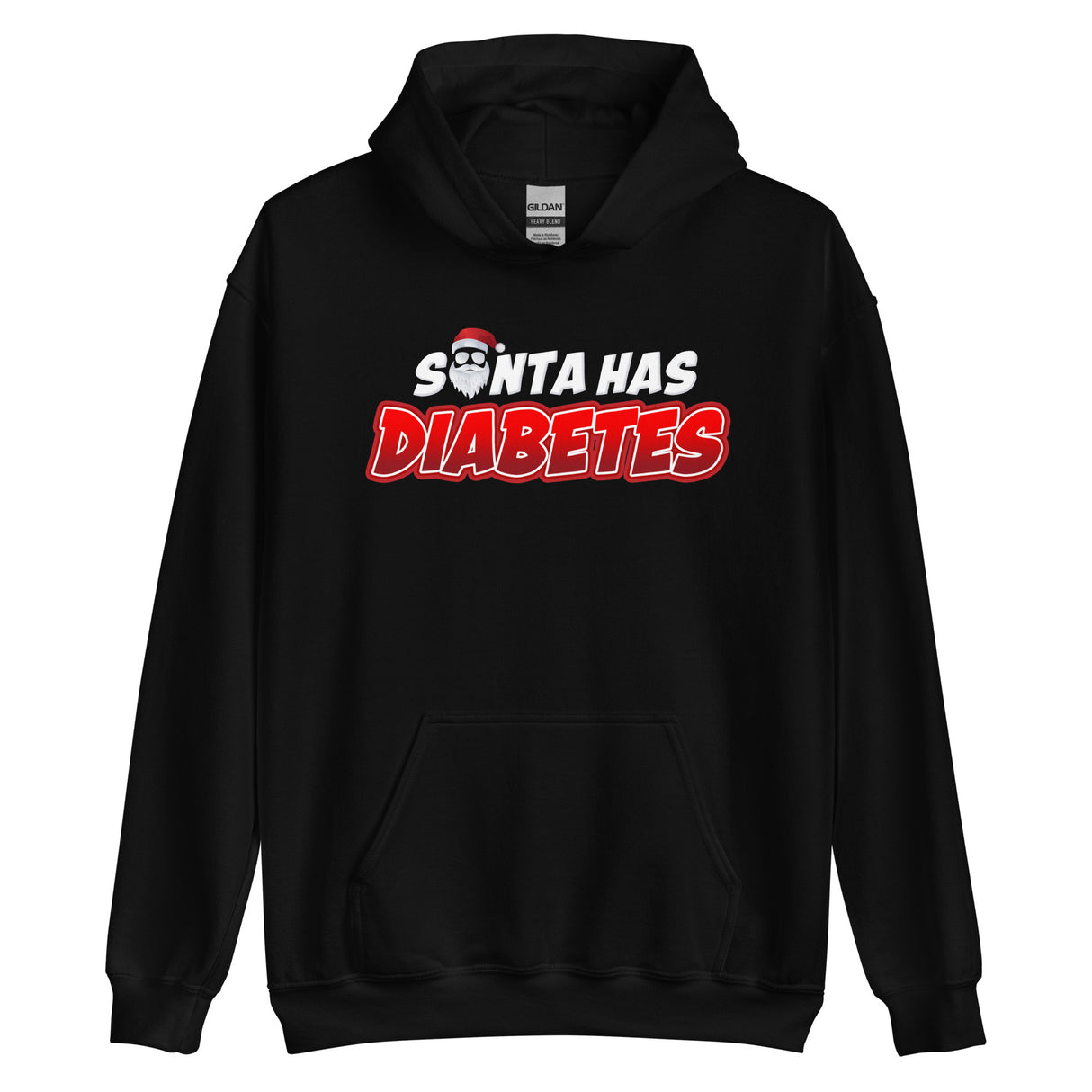 Santa Has Diabetes Hoodie