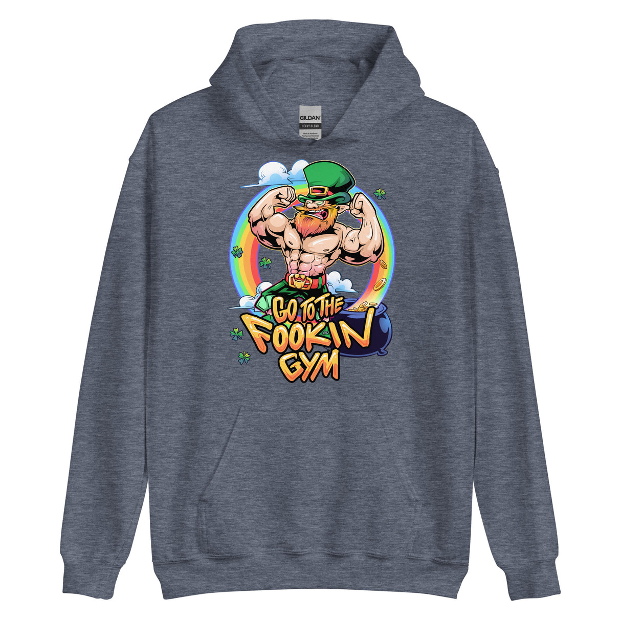 Leprechaun Go To The Fookin Gym Hoodie