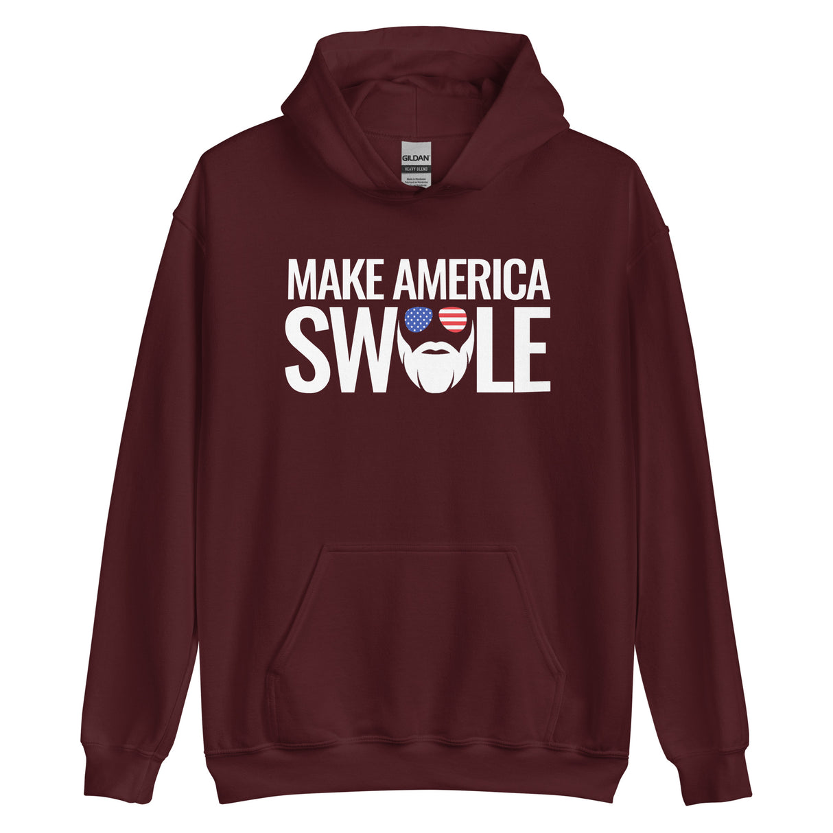 Make America Swole (Text) Hoodie