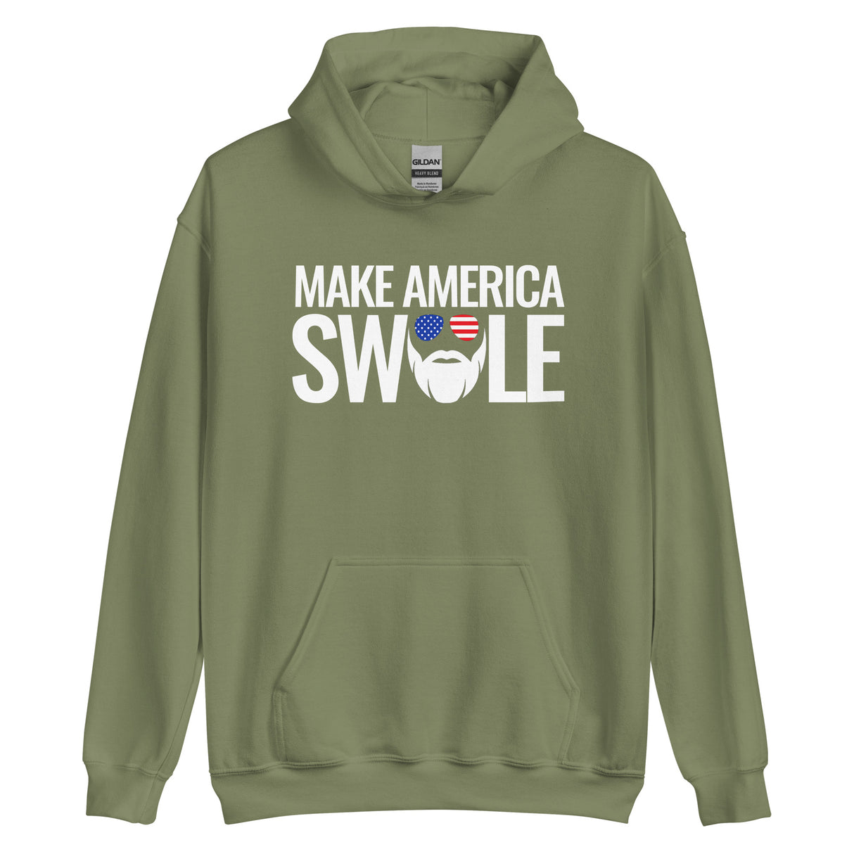 Make America Swole (Text) Hoodie