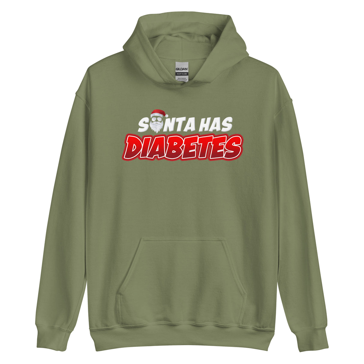 Santa Has Diabetes Hoodie