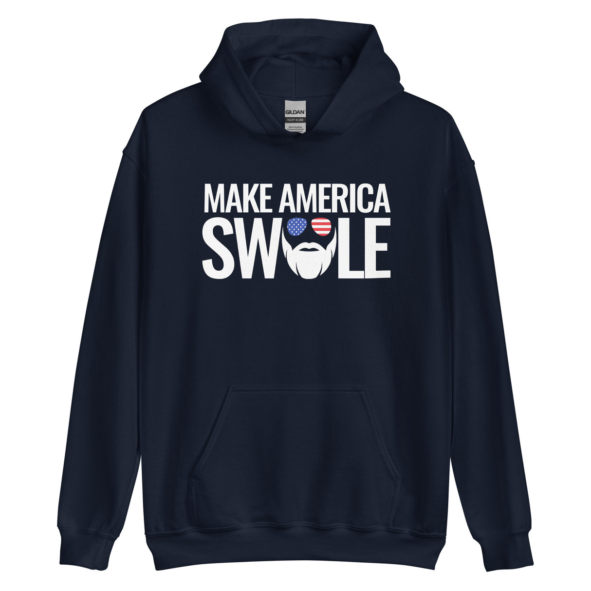 Make America Swole (Text) Hoodie