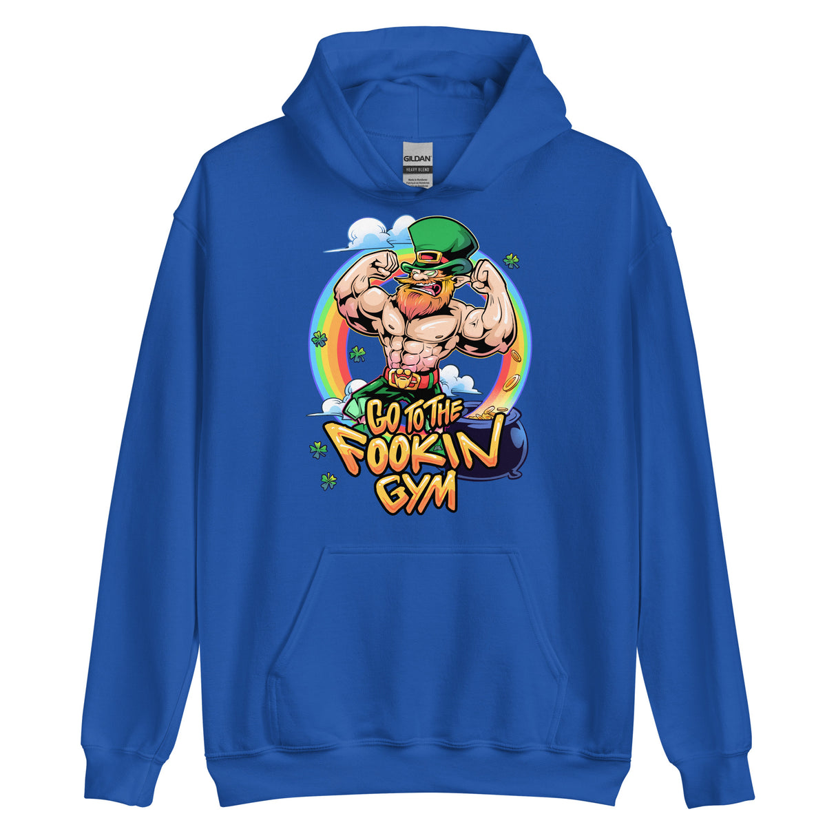 Leprechaun Go To The Fookin Gym Hoodie