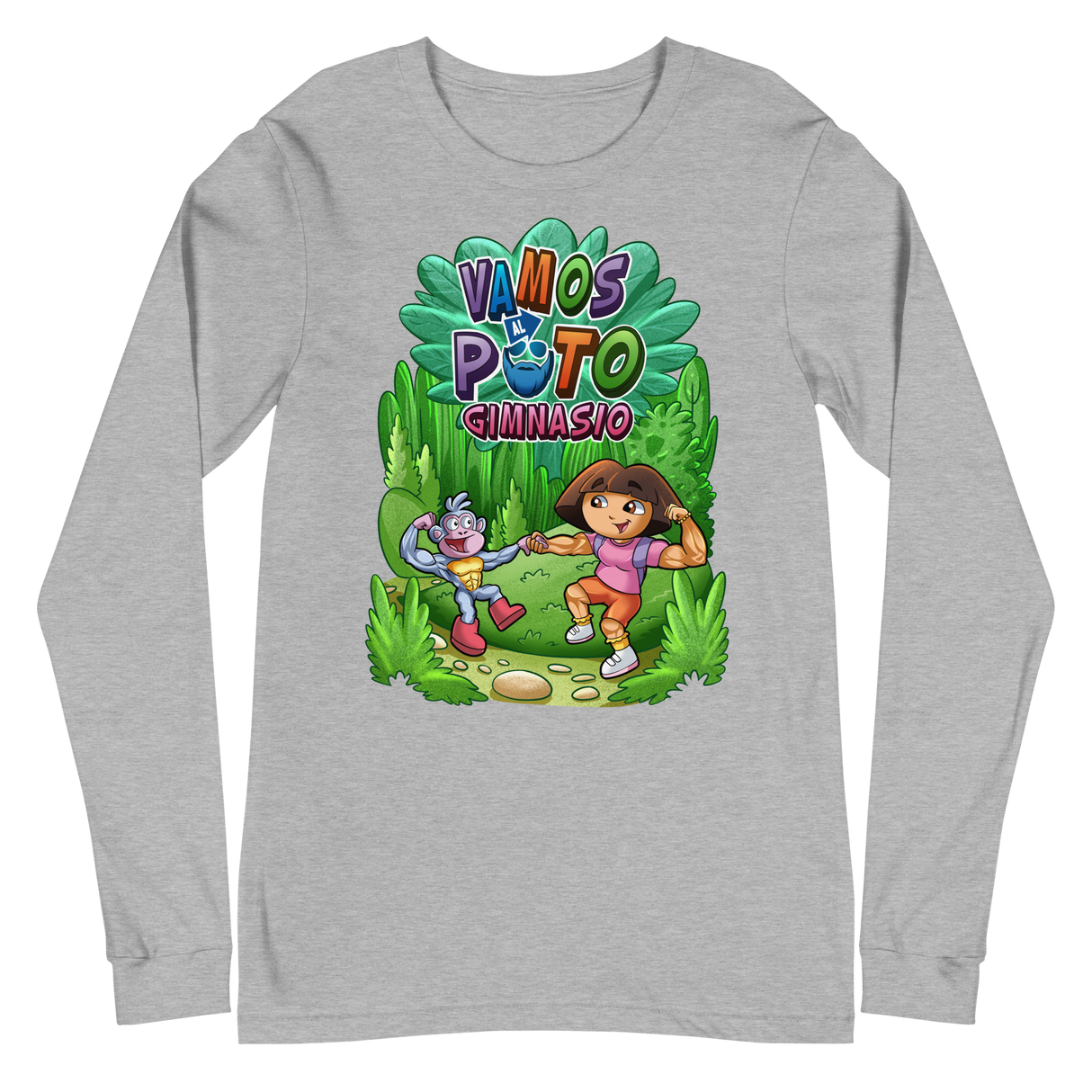 Vamos Al Puto Gimnasio Long Sleeve T-Shirt