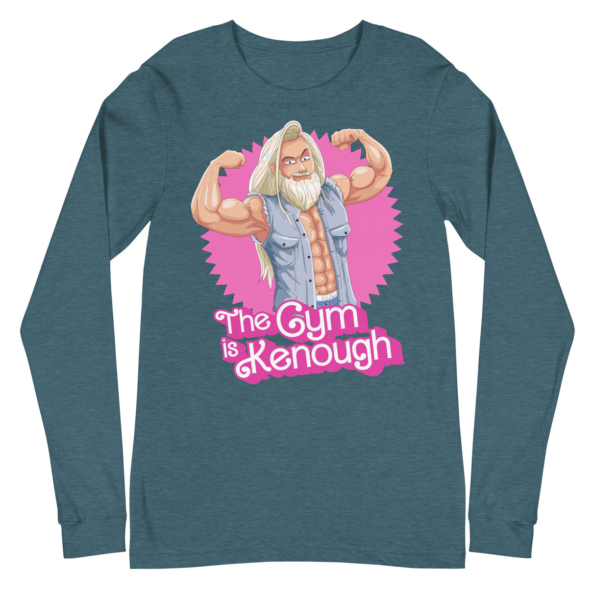 The Gym Is Kenough (Image) Long Sleeve T-Shirt