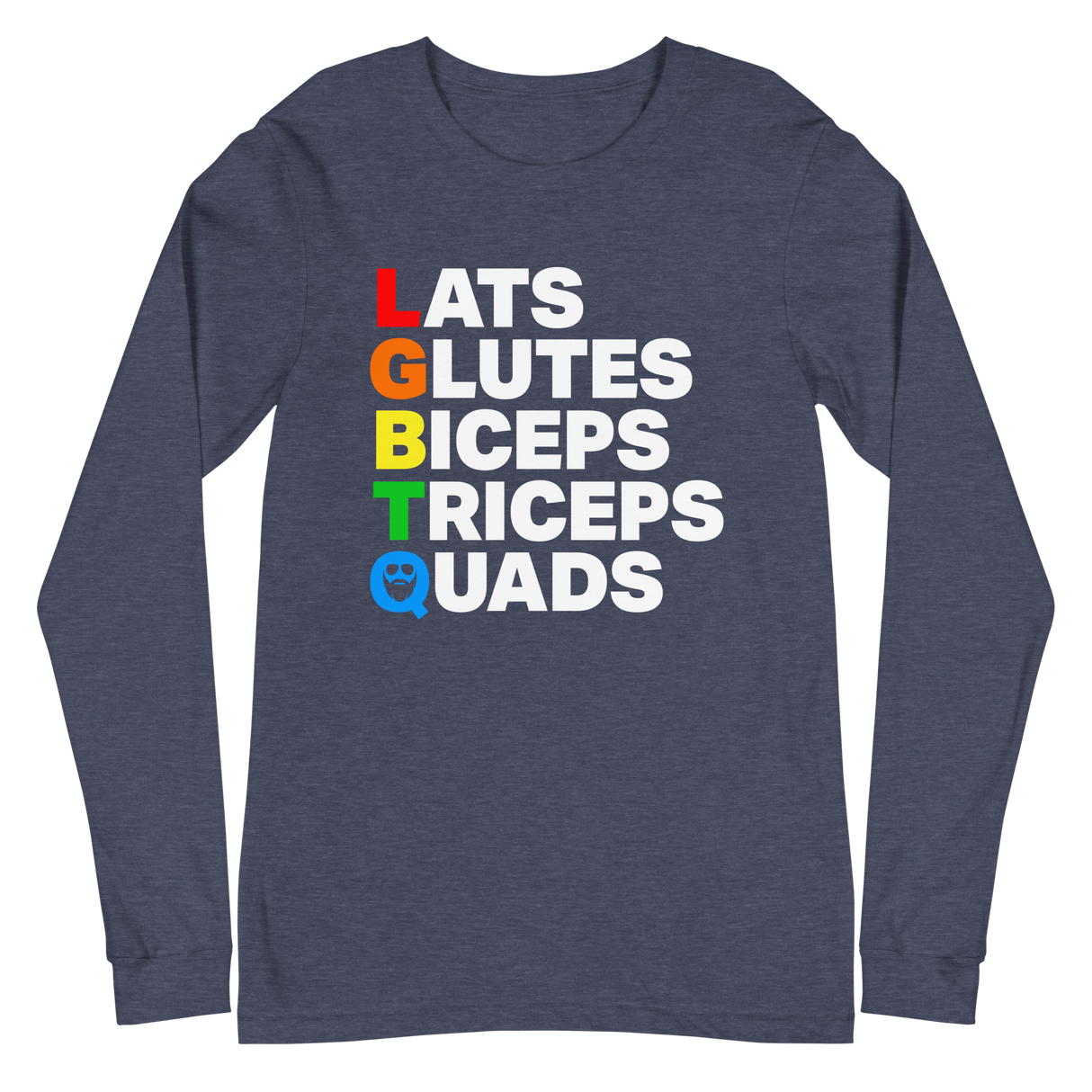 Muscle Alphabet Long Sleeve T-Shirt