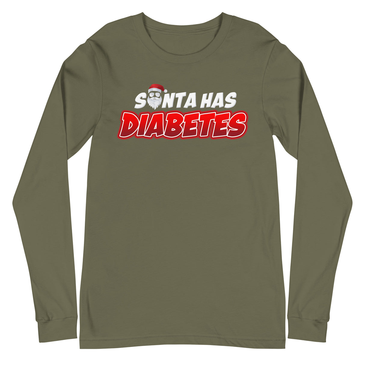 Santa Has Diabetes Long Sleeve T-Shirt