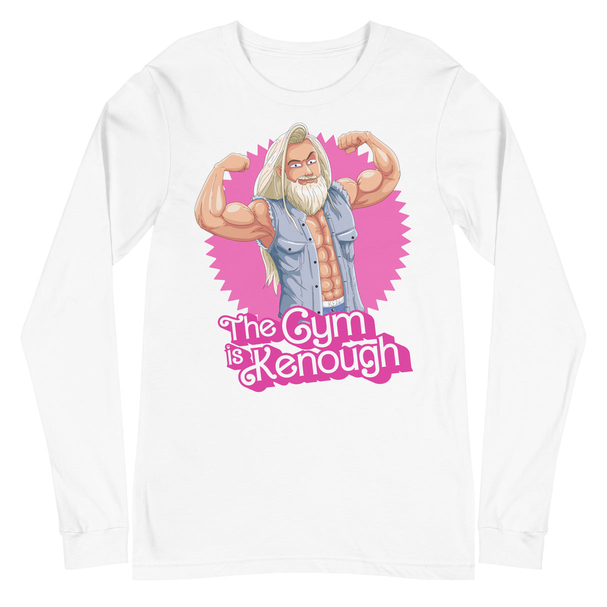 The Gym Is Kenough (Image) Long Sleeve T-Shirt