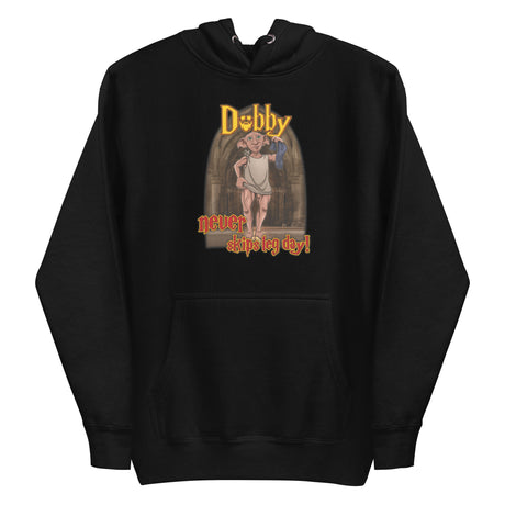 Dobby Never Skips Leg Day Premium Hoodie