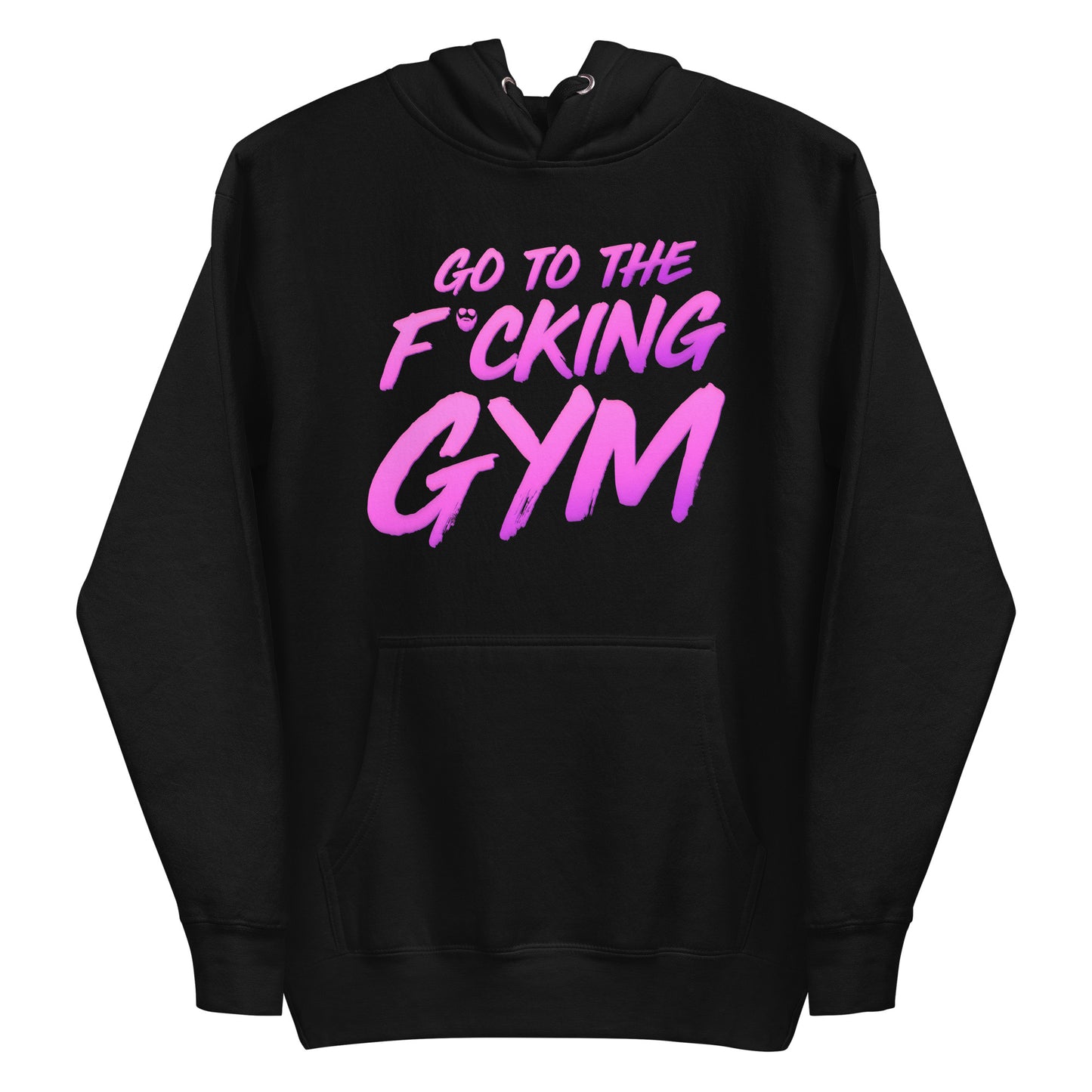 Go To The F*cking Gym Magenta Premium Hoodie