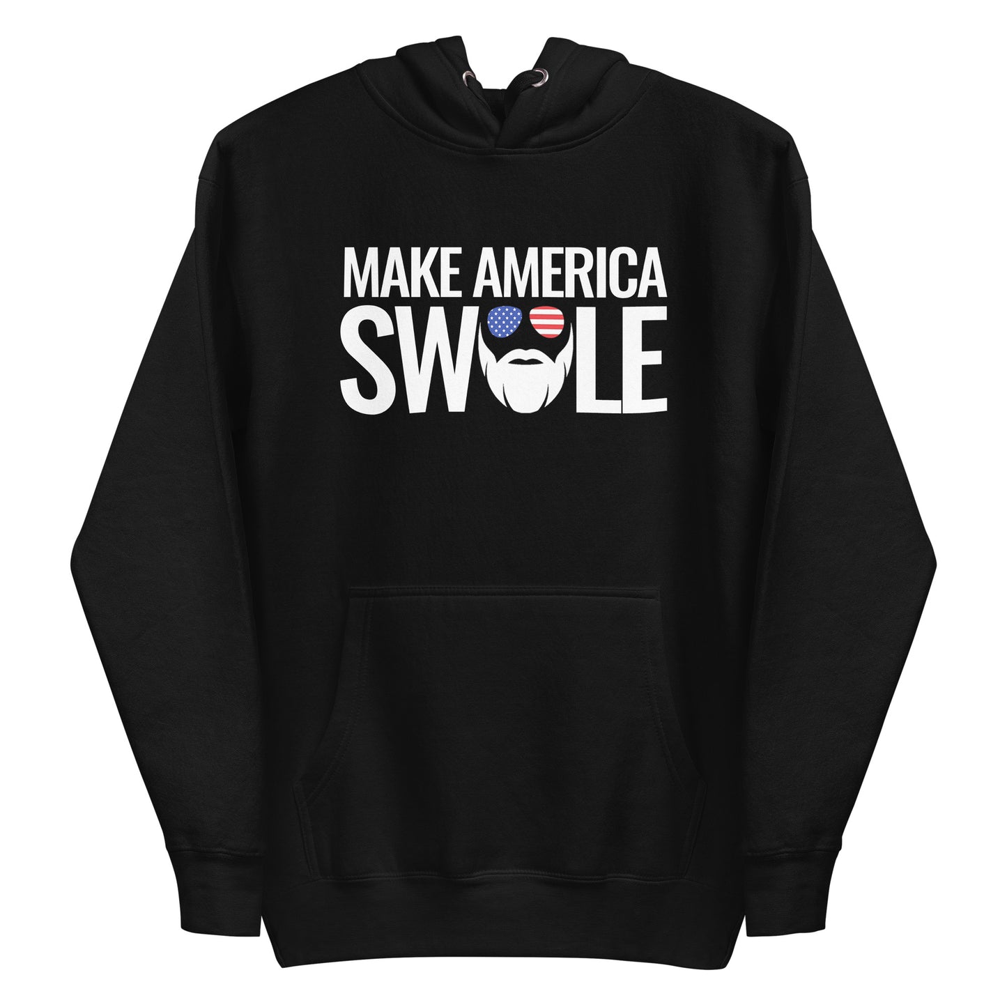Make America Swole (Text) Premium Hoodie