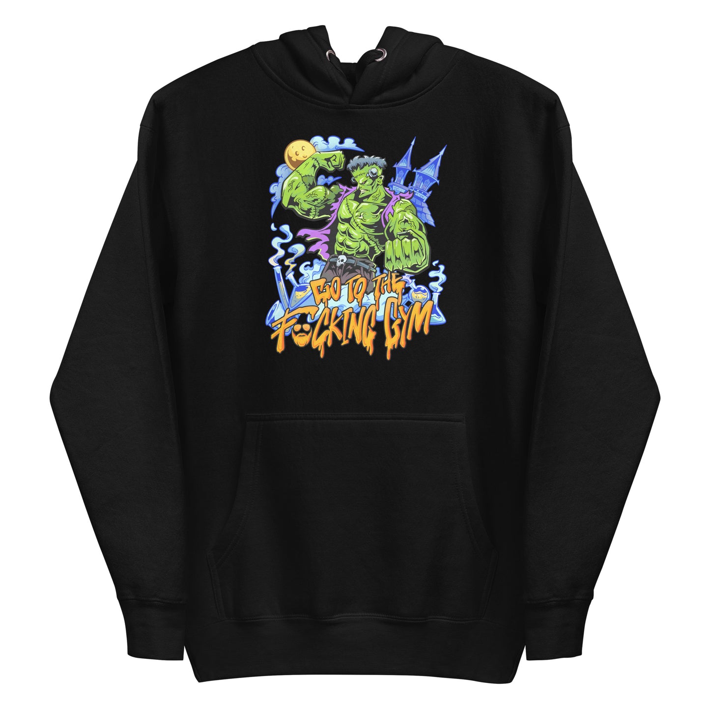 Frankenstein Go To The F*cking Gym Premium Hoodie