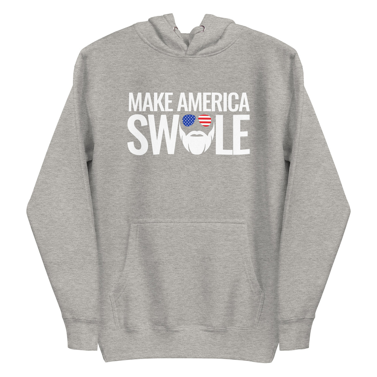 Make America Swole (Text) Premium Hoodie