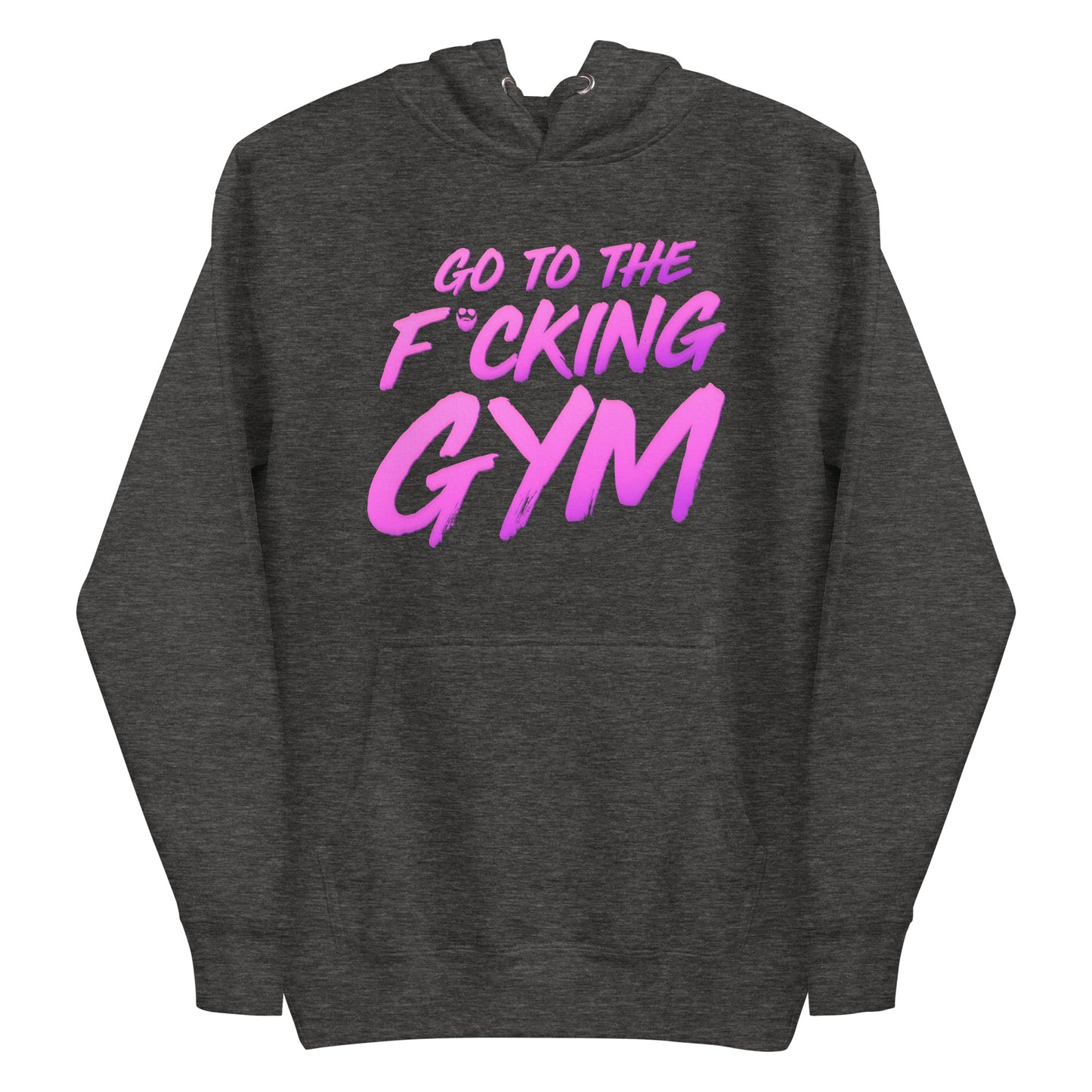 Go To The F*cking Gym Magenta Premium Hoodie