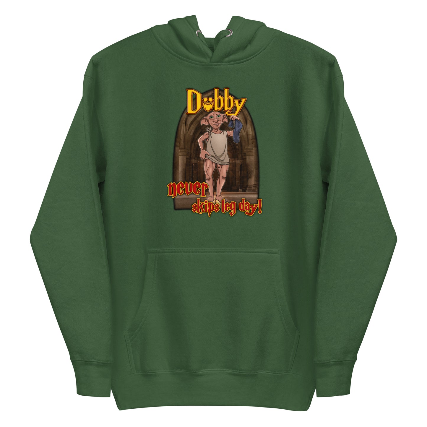 Dobby Never Skips Leg Day Premium Hoodie