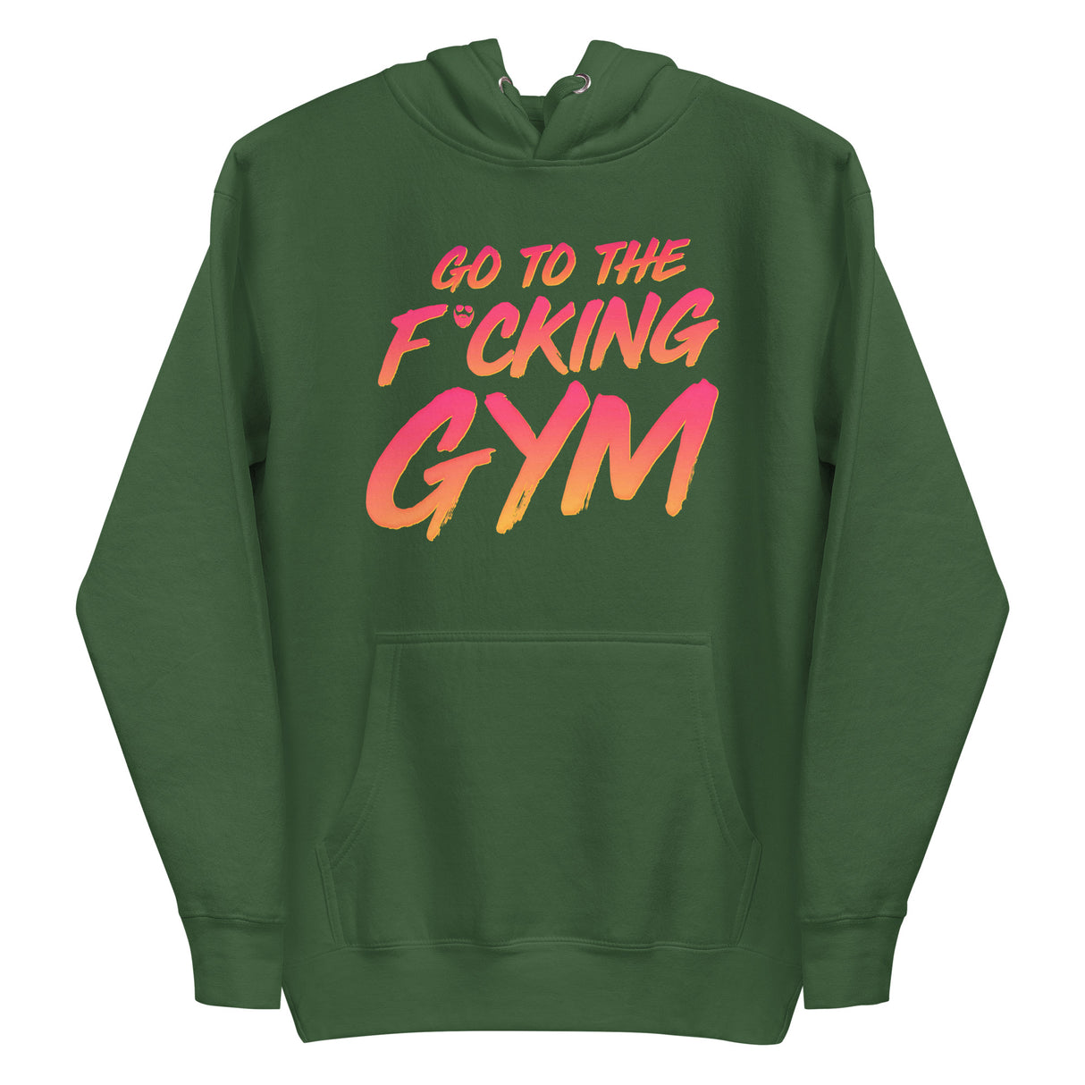 Go To The F*cking Gym Sunset Premium Hoodie