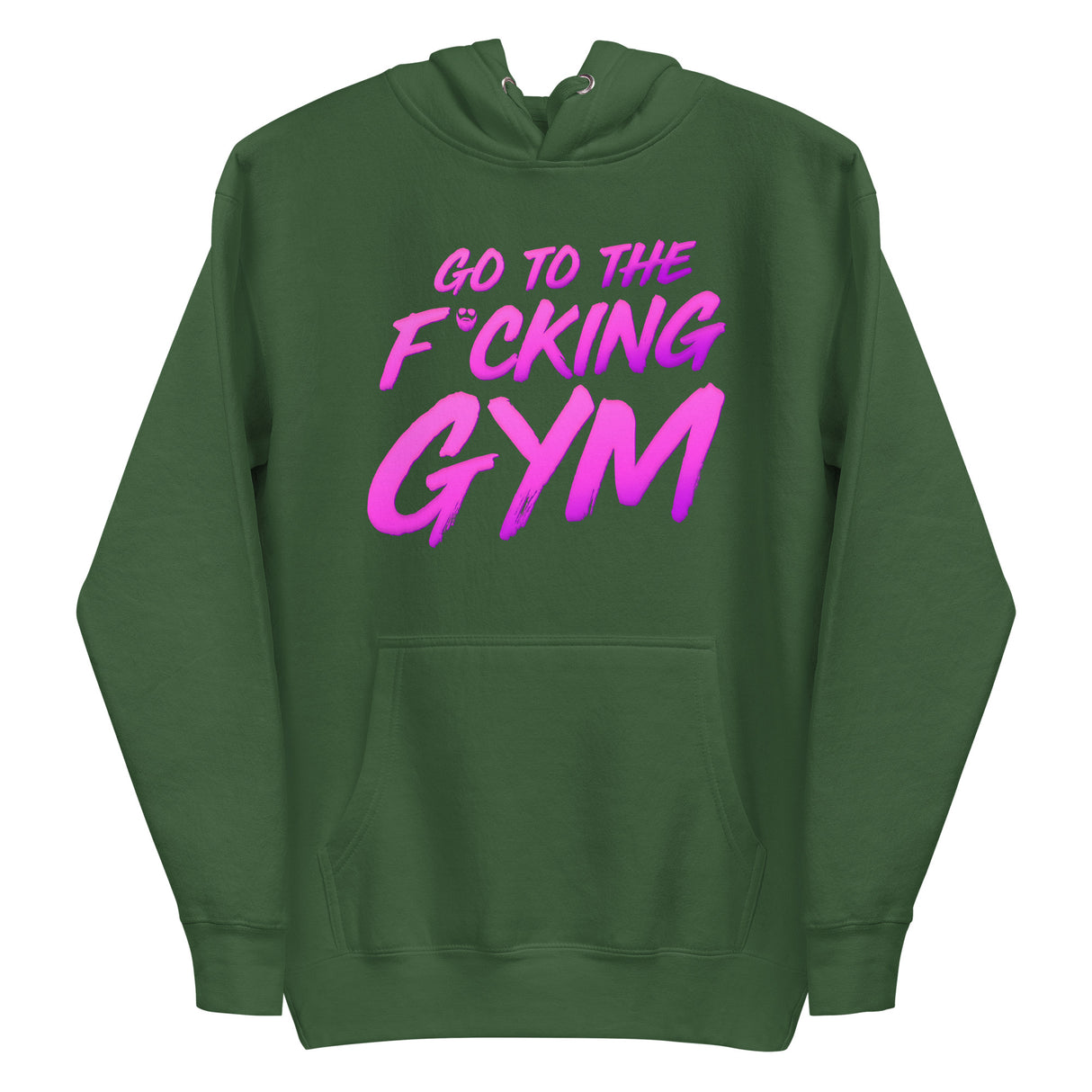 Go To The F*cking Gym Magenta Premium Hoodie