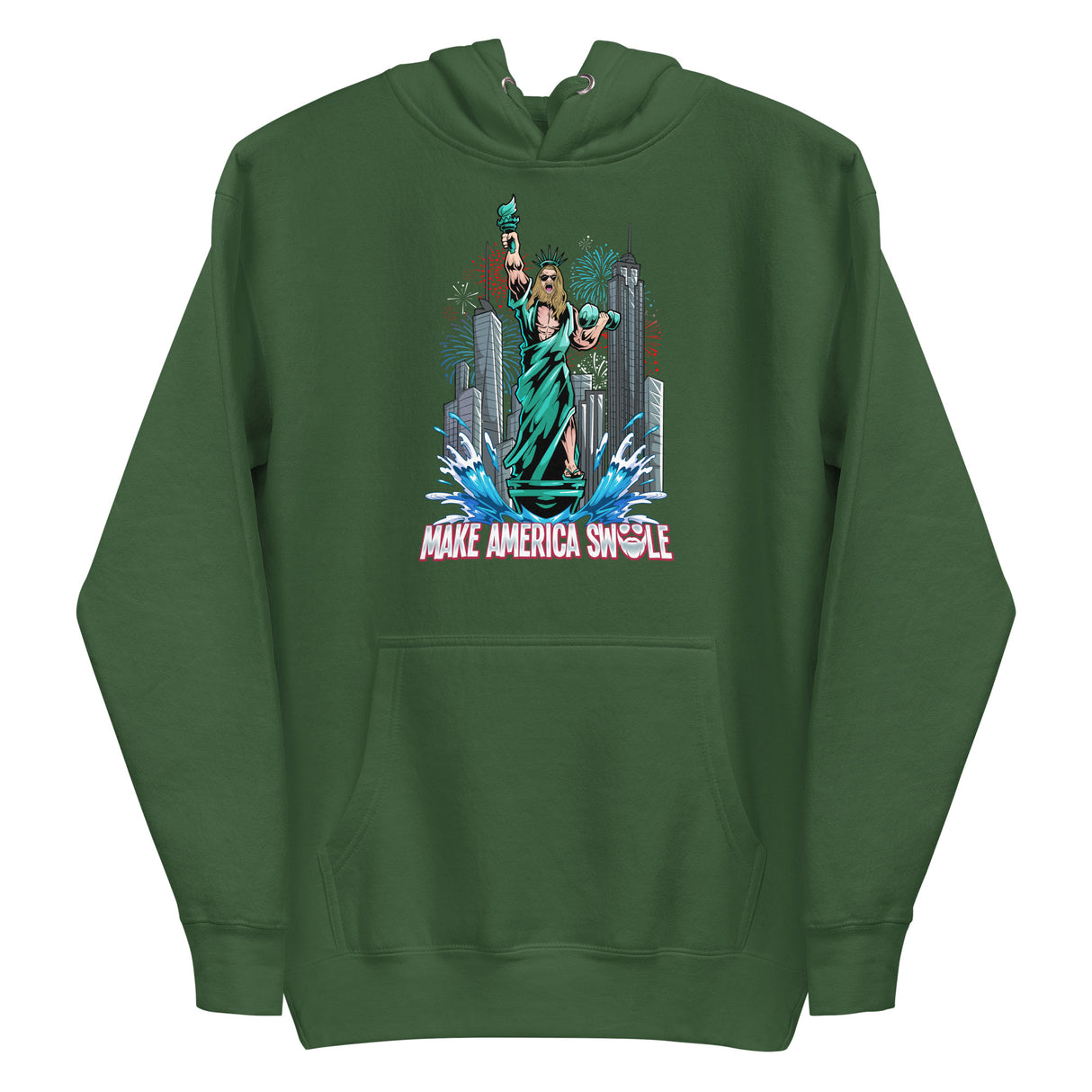 Make America Swole (Image) Premium Hoodie