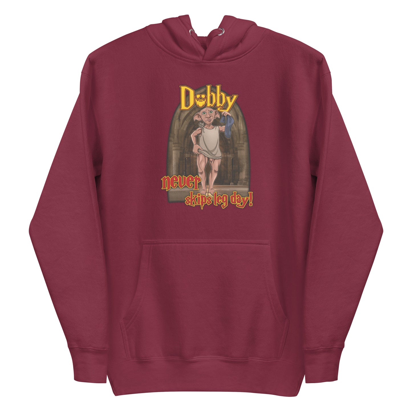 Dobby Never Skips Leg Day Premium Hoodie