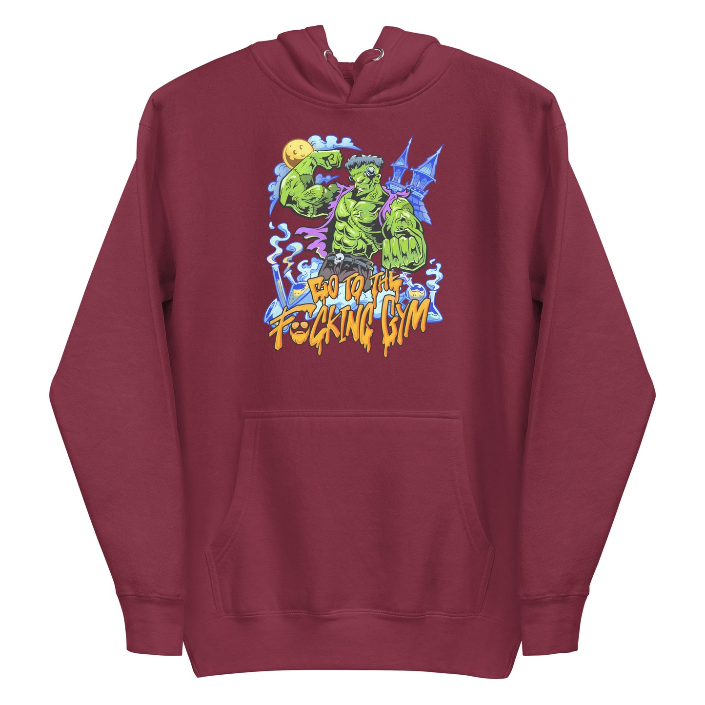 Frankenstein Go To The F*cking Gym Premium Hoodie