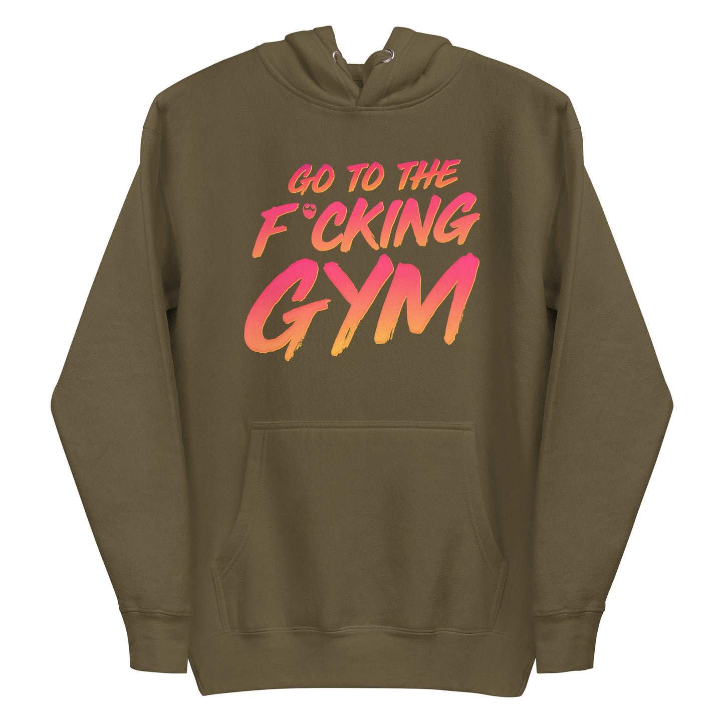 Go To The F*cking Gym Sunset Premium Hoodie