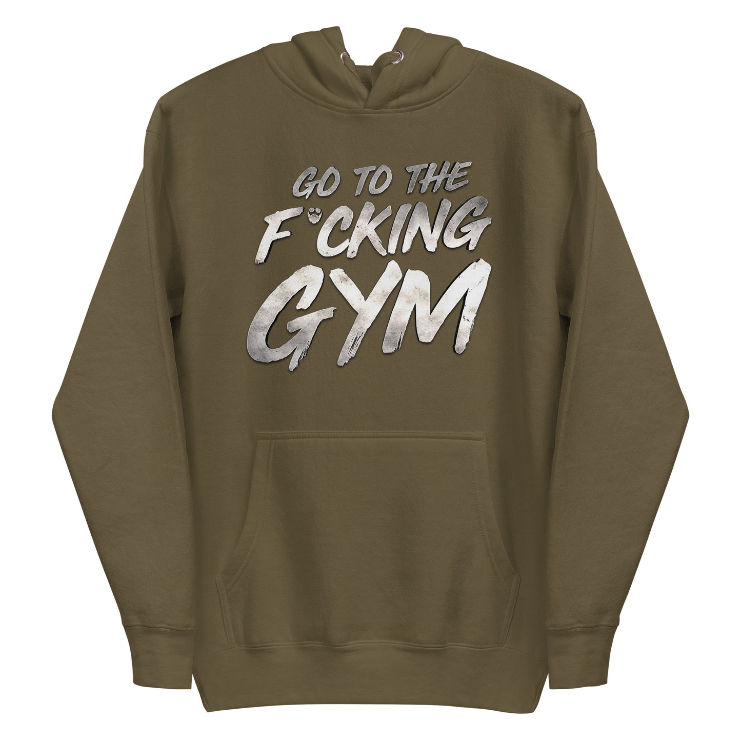 Go To The F*cking Gym Steel Premium Hoodie