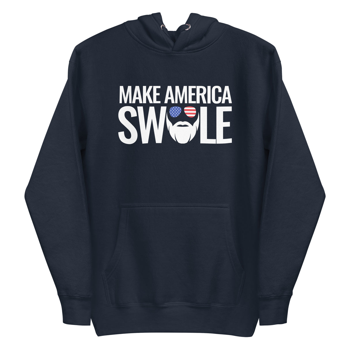 Make America Swole (Text) Premium Hoodie