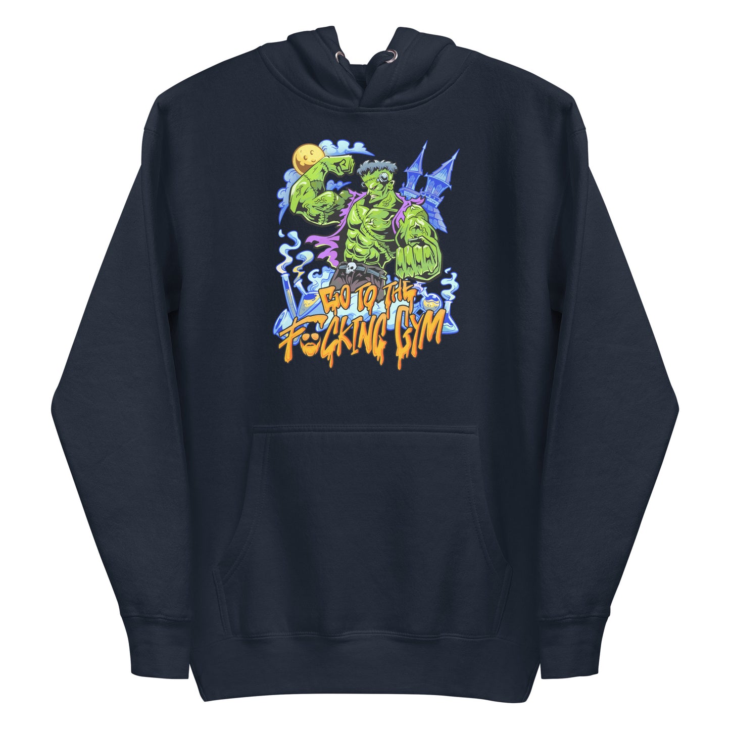 Frankenstein Go To The F*cking Gym Premium Hoodie