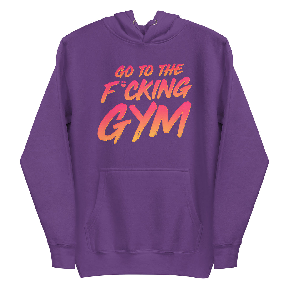 Go To The F*cking Gym Sunset Premium Hoodie