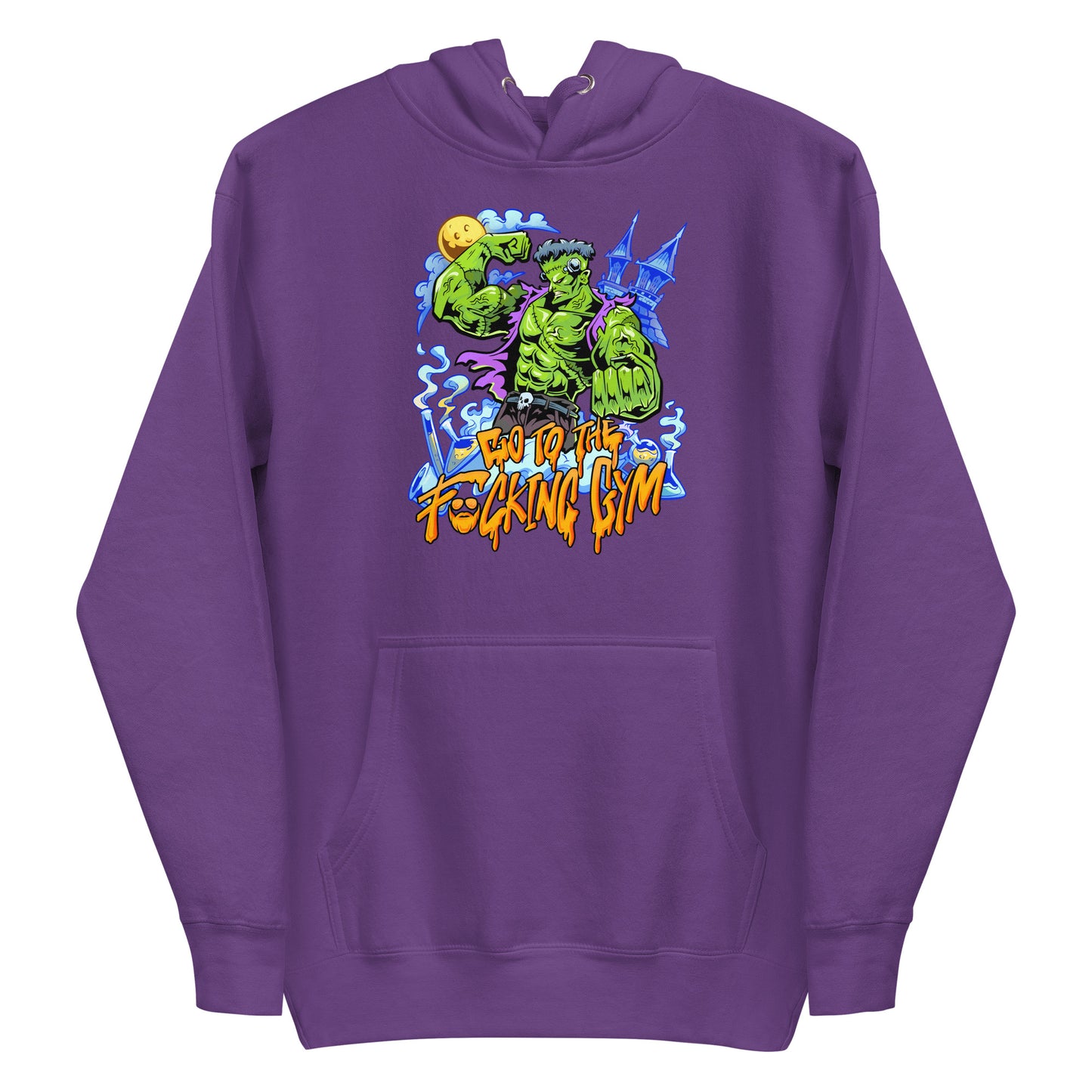 Frankenstein Go To The F*cking Gym Premium Hoodie