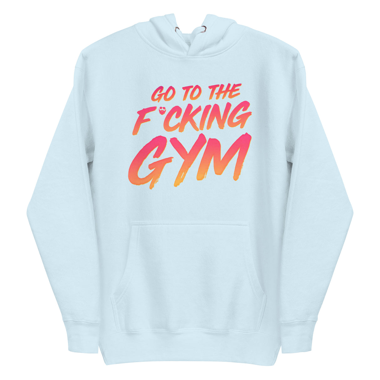 Go To The F*cking Gym Sunset Premium Hoodie