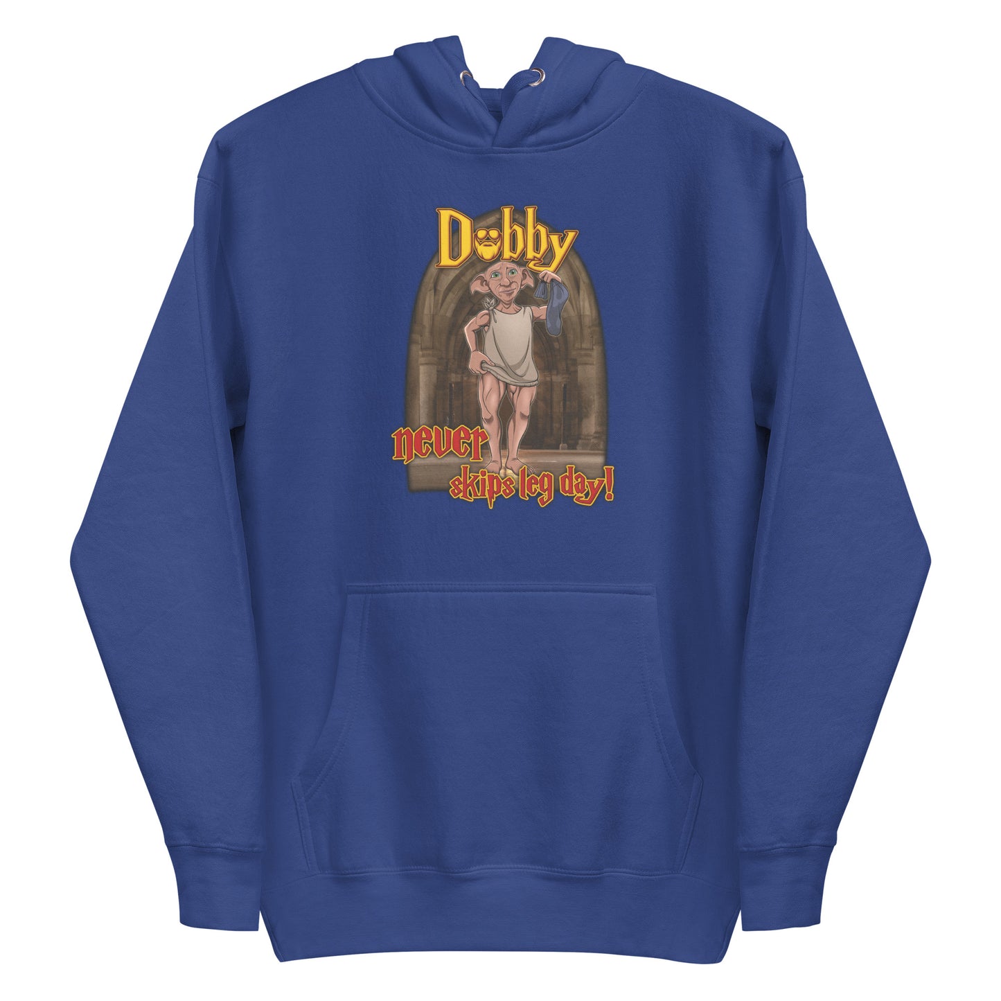 Dobby Never Skips Leg Day Premium Hoodie