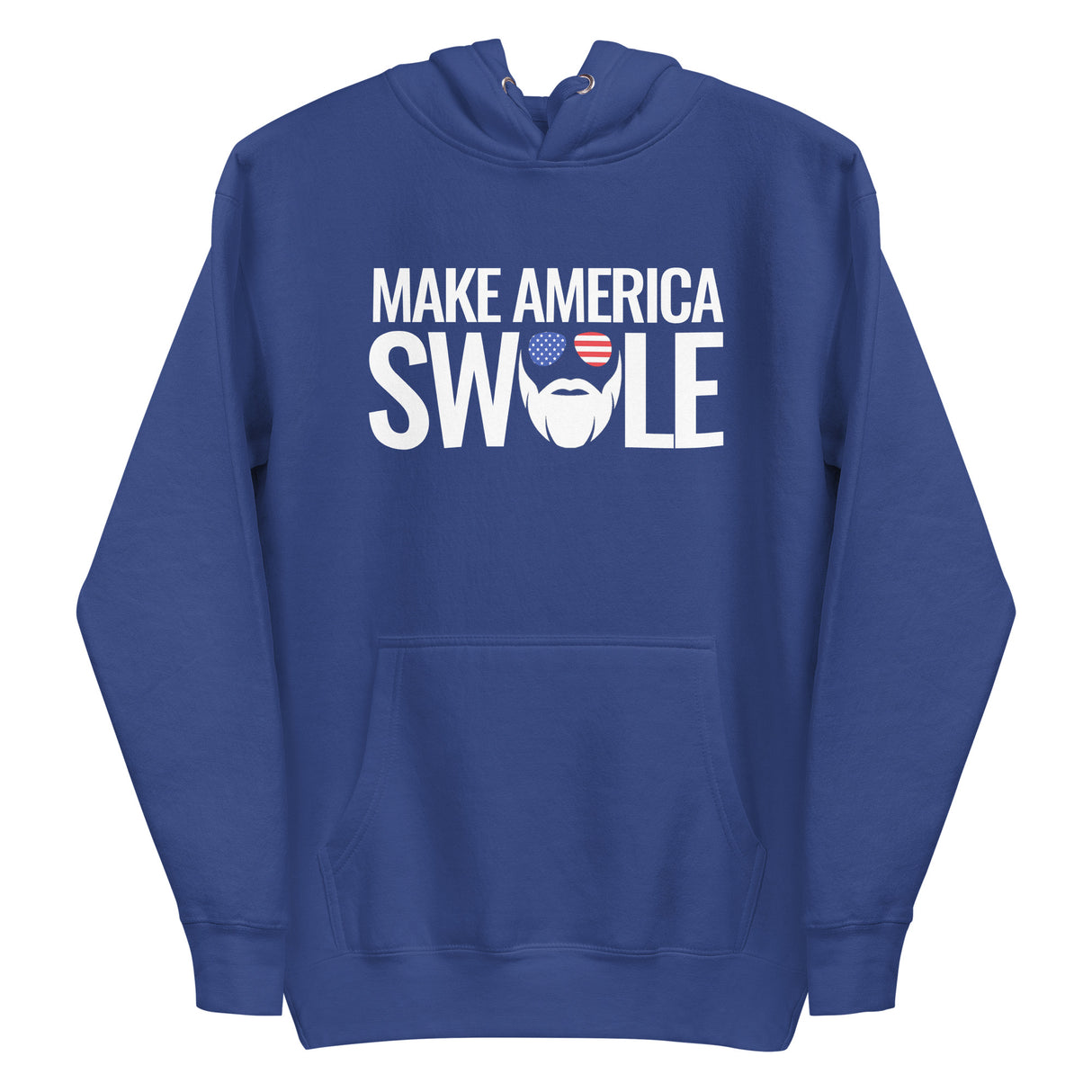 Make America Swole (Text) Premium Hoodie